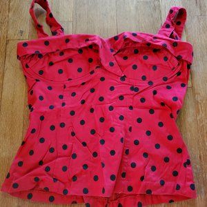 Pinup Girl Clothing Top Size M